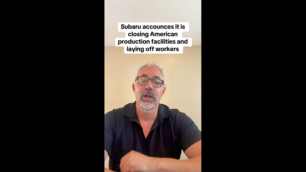 Subaru Closing American Facilities