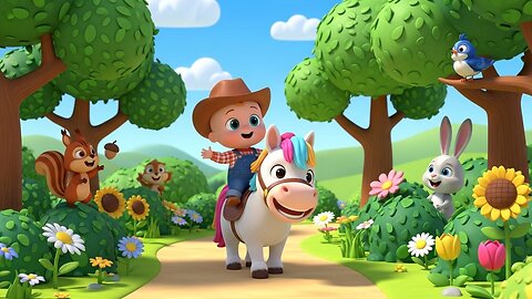 Animal Farm Song for Kids | Baby Nursery Rhymes | 3D Animation Cartoon by Little Joy Kids