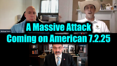 Michael Jaco, Derek Johnson & Riccardo Bosi Drops BOMBS 7.2.25: A Massive Attack Coming on American