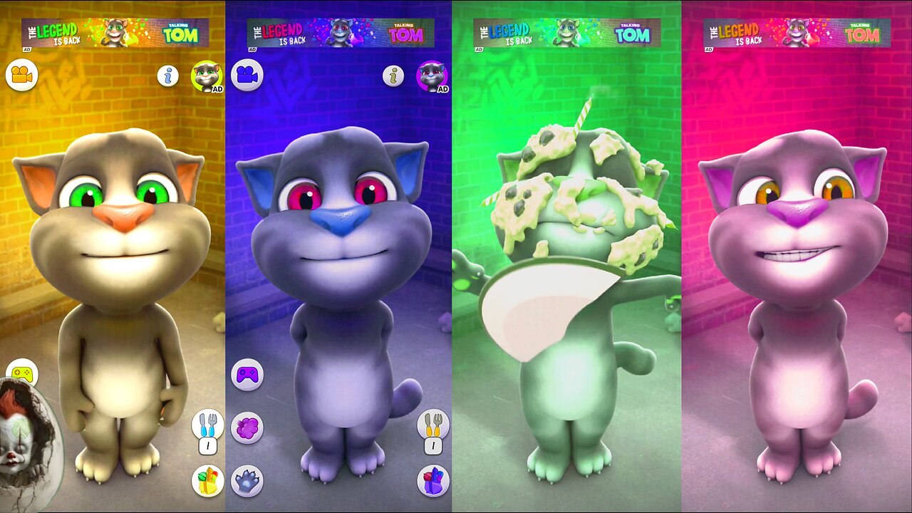 Color Explosion & Comedy! Talking Tom’s Funniest Scenes 🤯