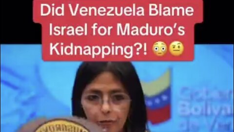 Venezuela Blames Israel For The Attack