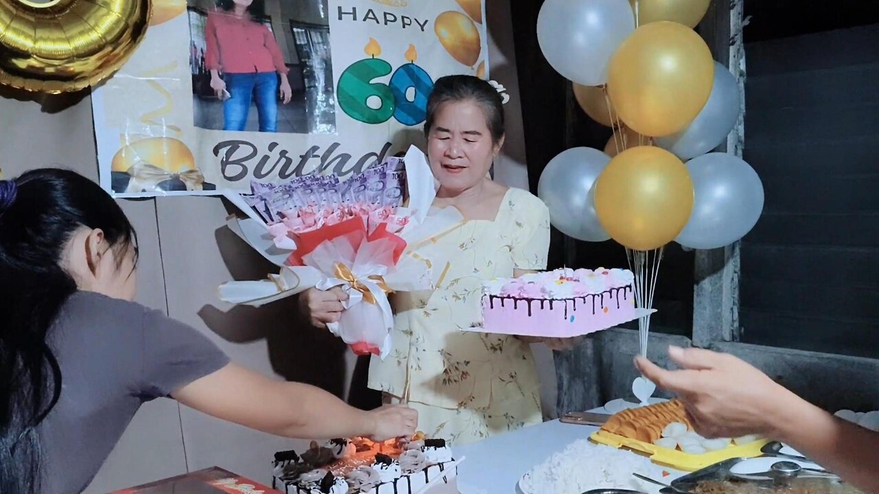 Celebrating Mom Virgies 60th Birthday 🎂