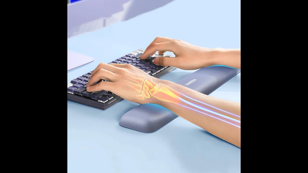 Wrist Support Non-Slip Keyboard Wrist Rest And Mouse Pad