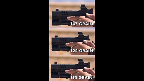 9mm 147, 124, 115 ammo comp test.!!