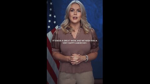 WHITE HOUSE PRESS SECRETARY🎬💜🇺🇸👩🌸DELIVERS MAGA MINUTE 🇺🇸🏛️💫