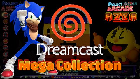 DREAMCAST MEGA COLLECTION Theme ADD-ON UPDATE PLUS TEXTURE PACK | Project Arcade | RetroFE