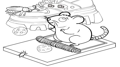 I Coloring For Fantastic Kawaii Rat Coloring Book for age 8 to 18 Part 1