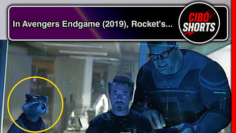 In Avengers Endgame (2019), Rocket's sudden boo to scare Tony and Bruce