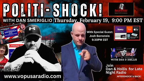 POLITI-SHOCK! "THE EVIL IS BEING EXPOSED...WHAT HAPPENS NEXT"? W/ SPECIAL GUEST: JOSH BERNSTEIN