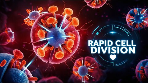 Human Lung Cancer Cells Dividing Rapidly Under the Microscope 😱🧬