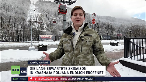 Olympia-Resort im Wintermodus: Ski-Saison in Krasnaja Poljana eröffnet