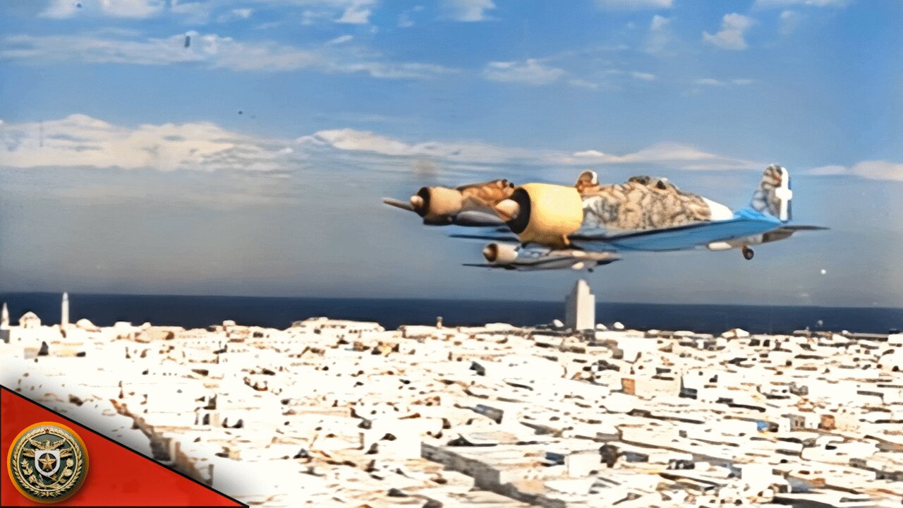 Fiat G.50 "Freccia" - italian air force in ww2 - Regia Aeronautica {Colorized + Enhanced}