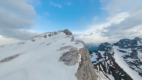 Above the Snowy Peaks: A Drone Journey