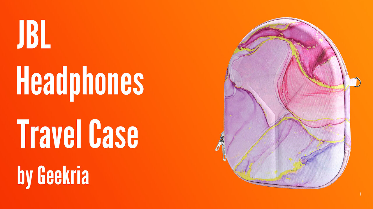JBL Over-Ear Headphones Travel Case, Hard Shell Headset Carrying Case | Geekria