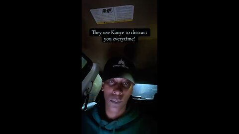 I don’t know what’s more distracting…Kanye or our reaction to Kanye #conspiracies #kanye #celebrity