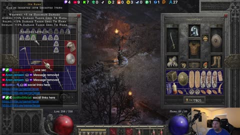 playing Diablo 2 Resurrected class Sorceress