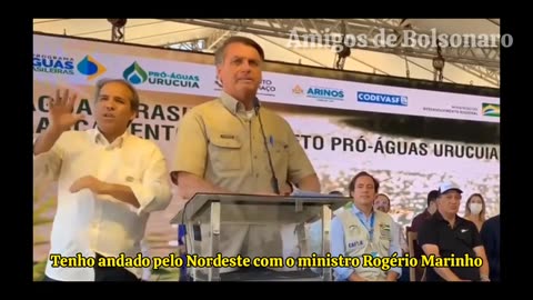 BOLSONARO UM DETERMINADO EM LEVAR ÁGUA AO NORDESTE - OLHA NO QUE DEU