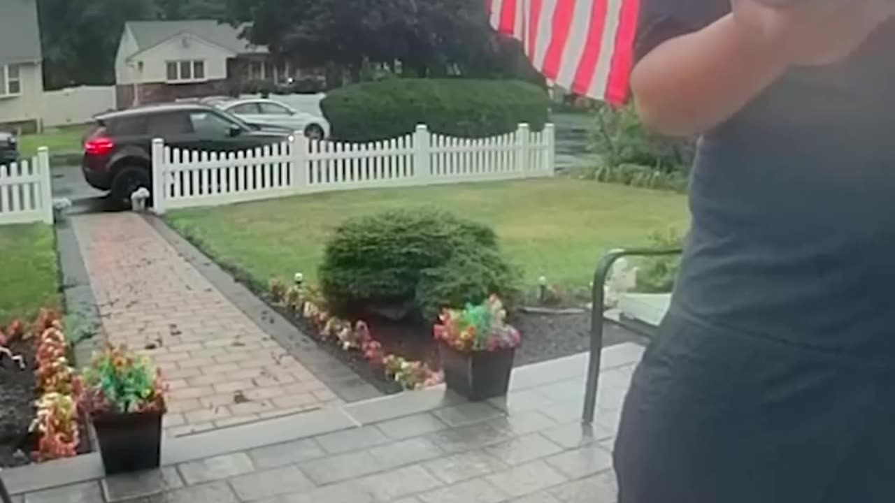 New Jersey Driver Escapes Lightning by Inches! ⚡