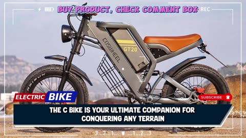 COSWHEEL GT20 Electric bike 1500W Motor 48V 25AH Battery 20 Inch Fat Tire Off-Road Mountain EBike