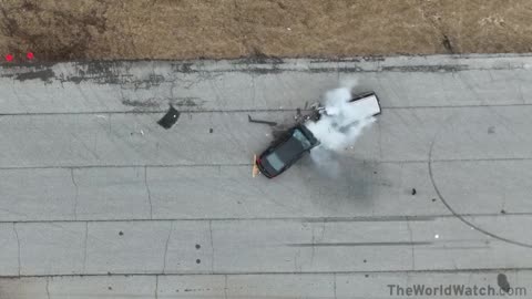 Two Car Head-On Crash Test at the GPSTC