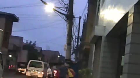 F. Calderon Street in Marikina City in the Philippines