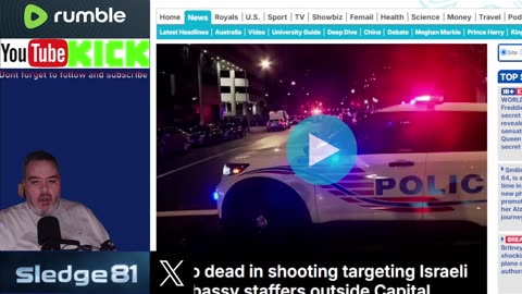 Two dead in shooting targeting Israeli my take on why it happens because THE LEFT ARE NUTS