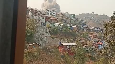 🌀🇲🇲 Myanmar War | AIF Volunteers Witness Airstrike in Chin State | RCF