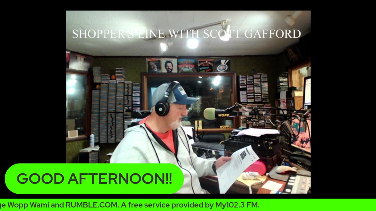 MY102.3FM SHOPPER'S LINE WITH SCOTT GAFFORD