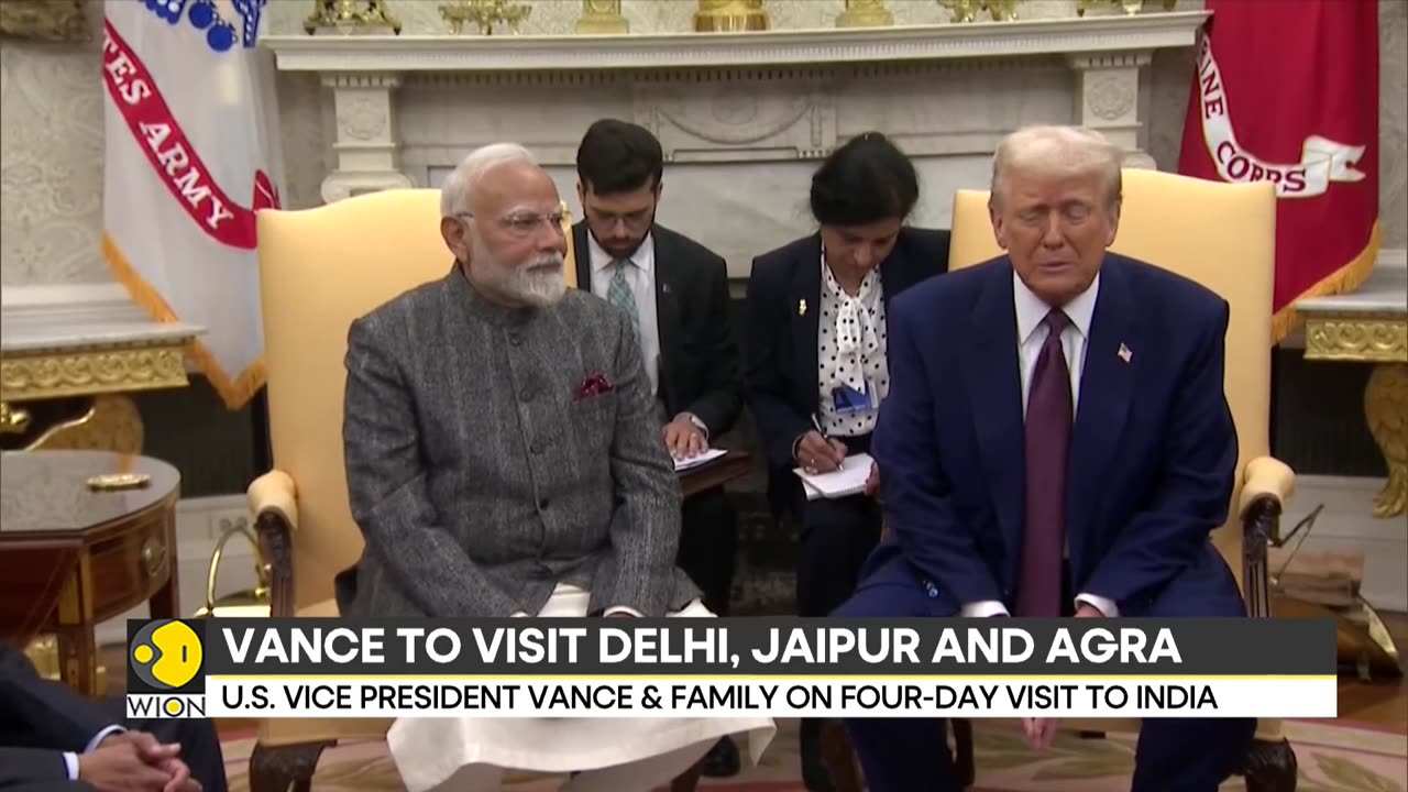 US Vice President JD Vance To Visit Delhi, Jaipur And Agra | World News | WION