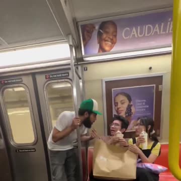 The subway is definitely not safe.