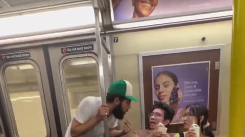 The subway is definitely not safe.