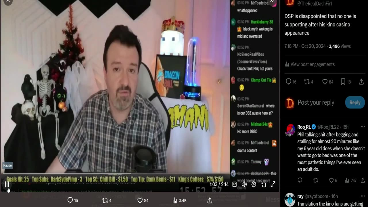 DSP Rage Quit Dragonball and Interviews - Fake Tips? - Boogie Speaks Out Him