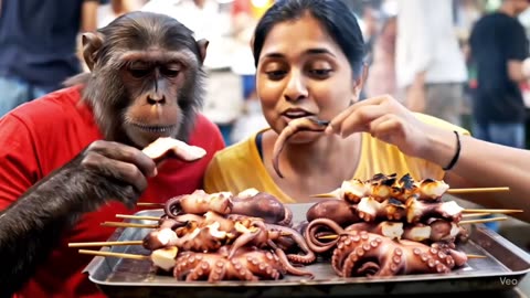 how to making a ai monkey vlogger/blogger video ( AI से बंदर का ब्लॉग वीडियो कैसे बनाए)