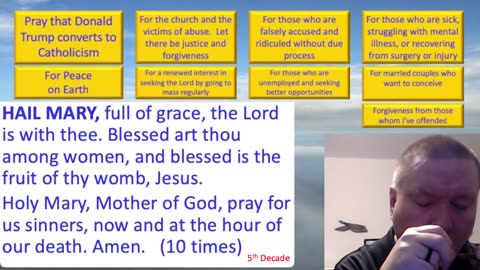 Mary's Daily Live Holy Rosary Prayer at 8:00 p.m. EDT 08/31/2025