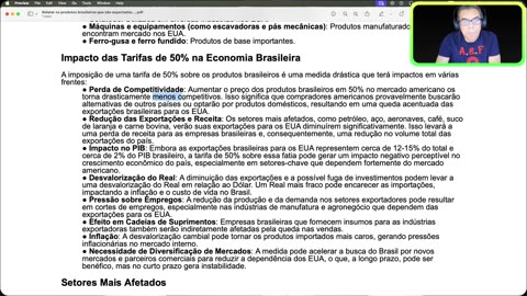 Brasil x EUA - A Guerra das Tarifas
