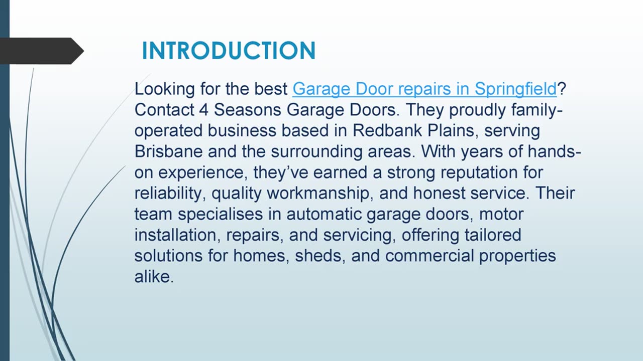 Best Garage Door Repairs in Springfield