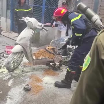 Cháy xe điện tại TPHCM - Quận Tân Bình cũ ngày 29/7/2025