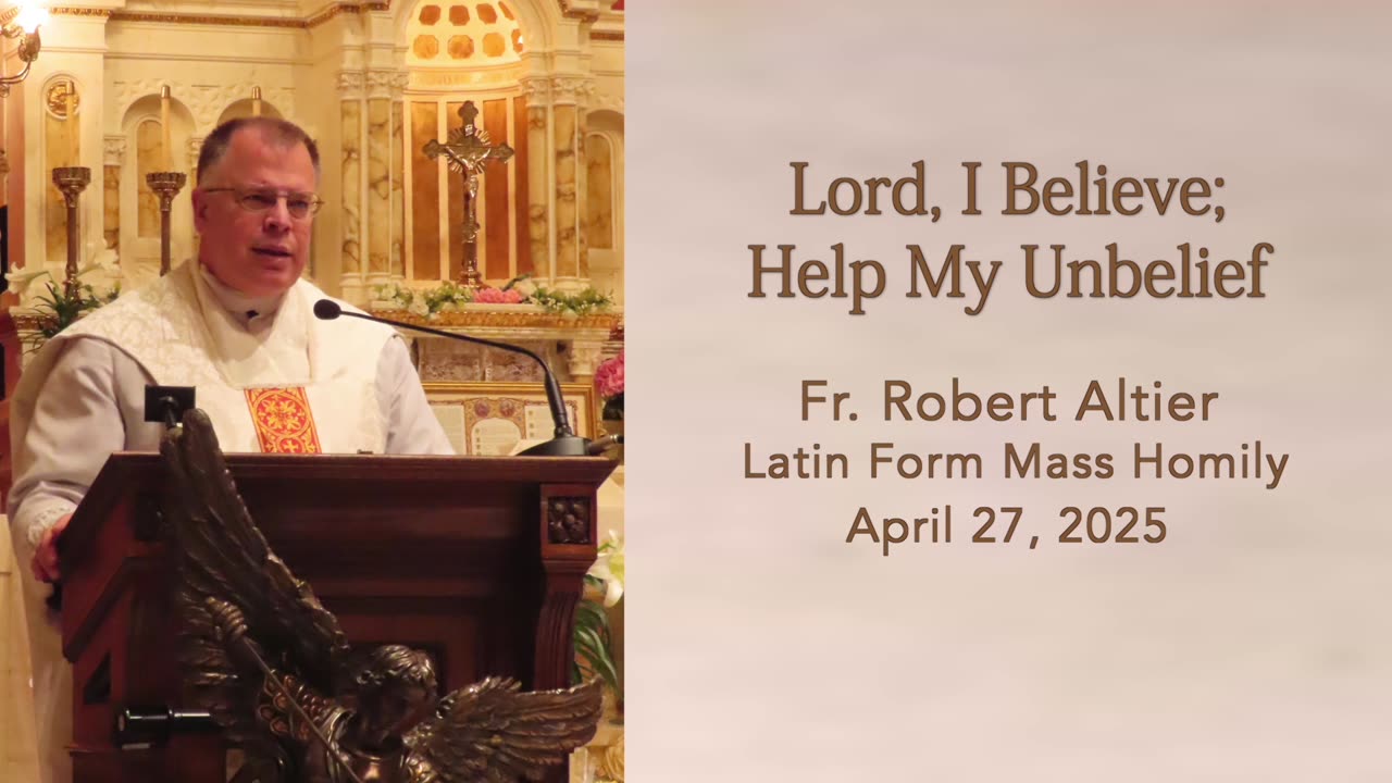 Lord, I Believe; Help My Unbelief