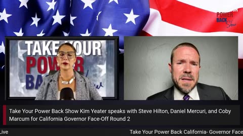 Live on QNP | Cross-Stream: CA GOVERNOR RACE On The “Take Your Power Back” Show | 5-8-2025
