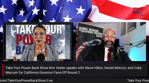 Live on QNP | Cross-Stream: CA GOVERNOR RACE On The “Take Your Power Back” Show | 5-8-2025