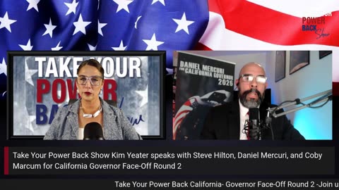 Live on QNP | Cross-Stream: CA GOVERNOR RACE On The “Take Your Power Back” Show | 5-8-2025