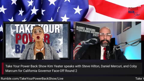 Live on QNP | Cross-Stream: CA GOVERNOR RACE On The “Take Your Power Back” Show | 5-8-2025