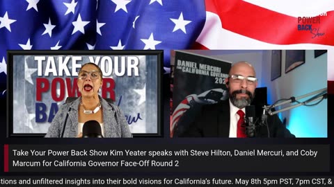 Live on QNP | Cross-Stream: CA GOVERNOR RACE On The “Take Your Power Back” Show | 5-8-2025