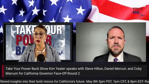 Live on QNP | Cross-Stream: CA GOVERNOR RACE On The “Take Your Power Back” Show | 5-8-2025