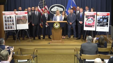 Attorney General Pamela Bondi in New Mexico Announce Results of Historic Drug Bust