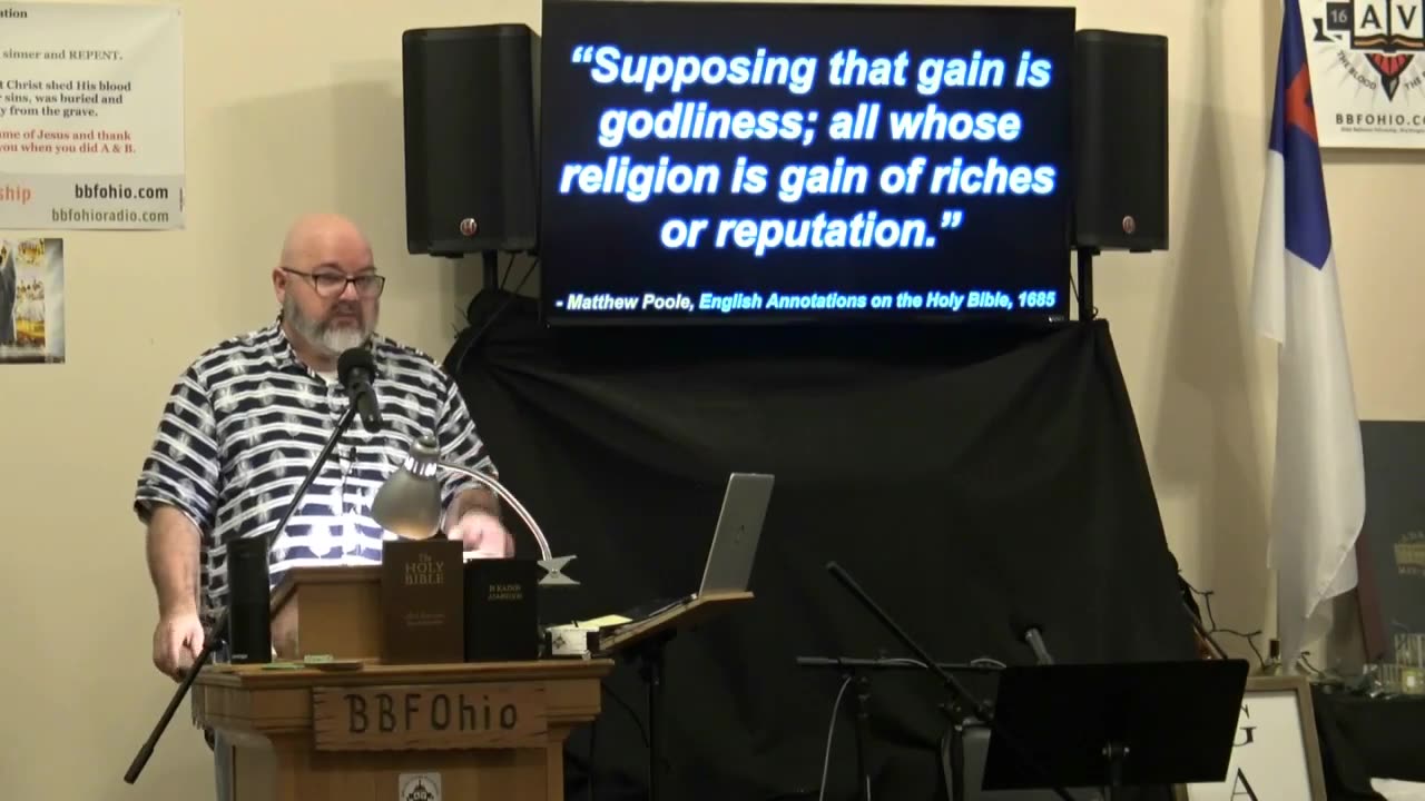 045 Supposing That Gain Is Godliness (1 Timothy 6:3-5)