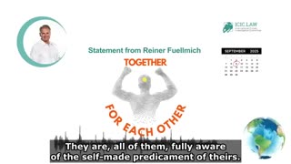 Statement Dr. Reiner Fuellmich on September 9th 2025