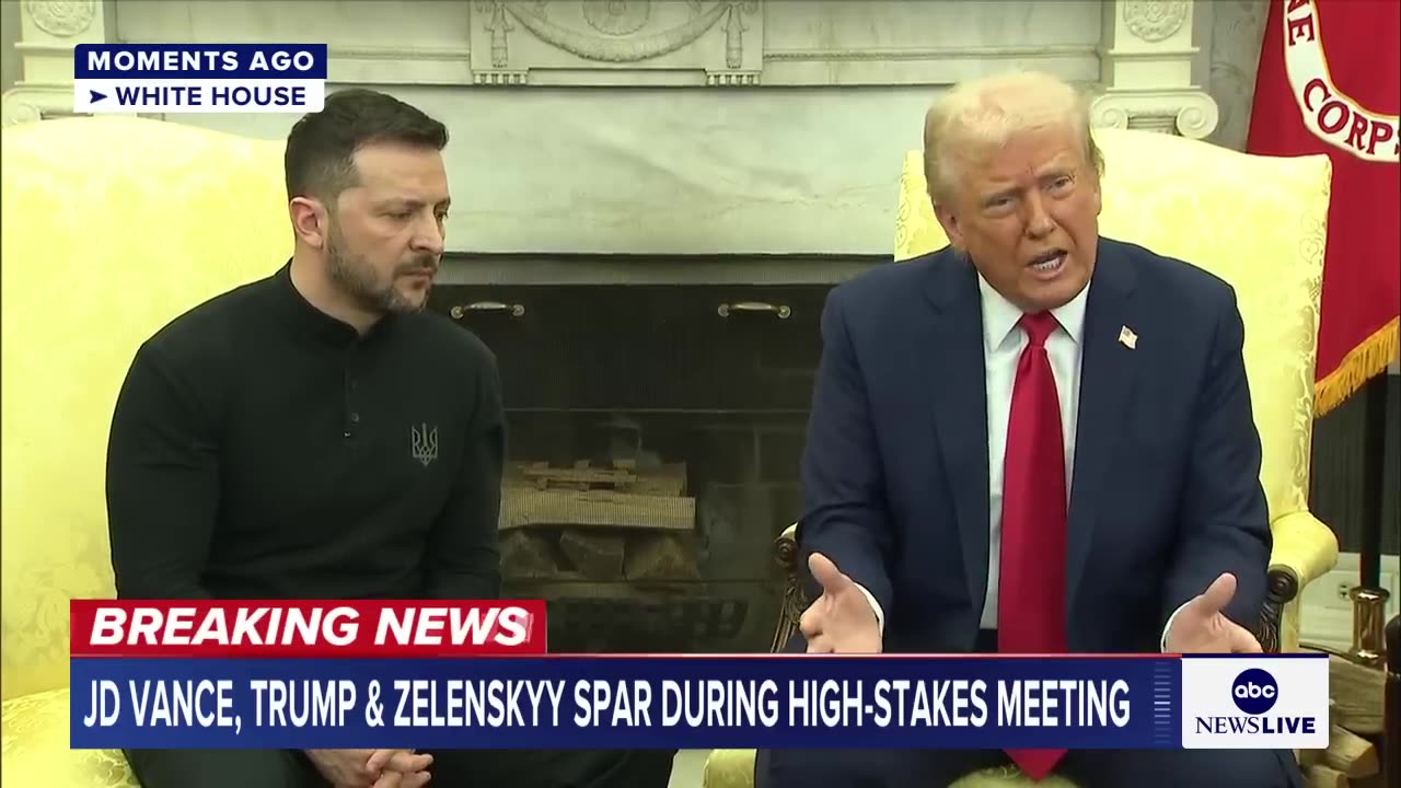 Trump, Vance and Zelenskyy argue in Oval Office over Ukraine-Russia war