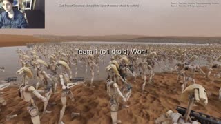 Outtake Of #3,155 Of One Million SpongeBob SquarePants VS One Million Battle Droids In A Battle