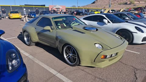 Widebody RWB Porsche on the Road at Copperstate 1000: Widebody Porsche at the Copperstate 1000